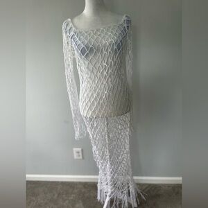 Sexyyyy coverup white L